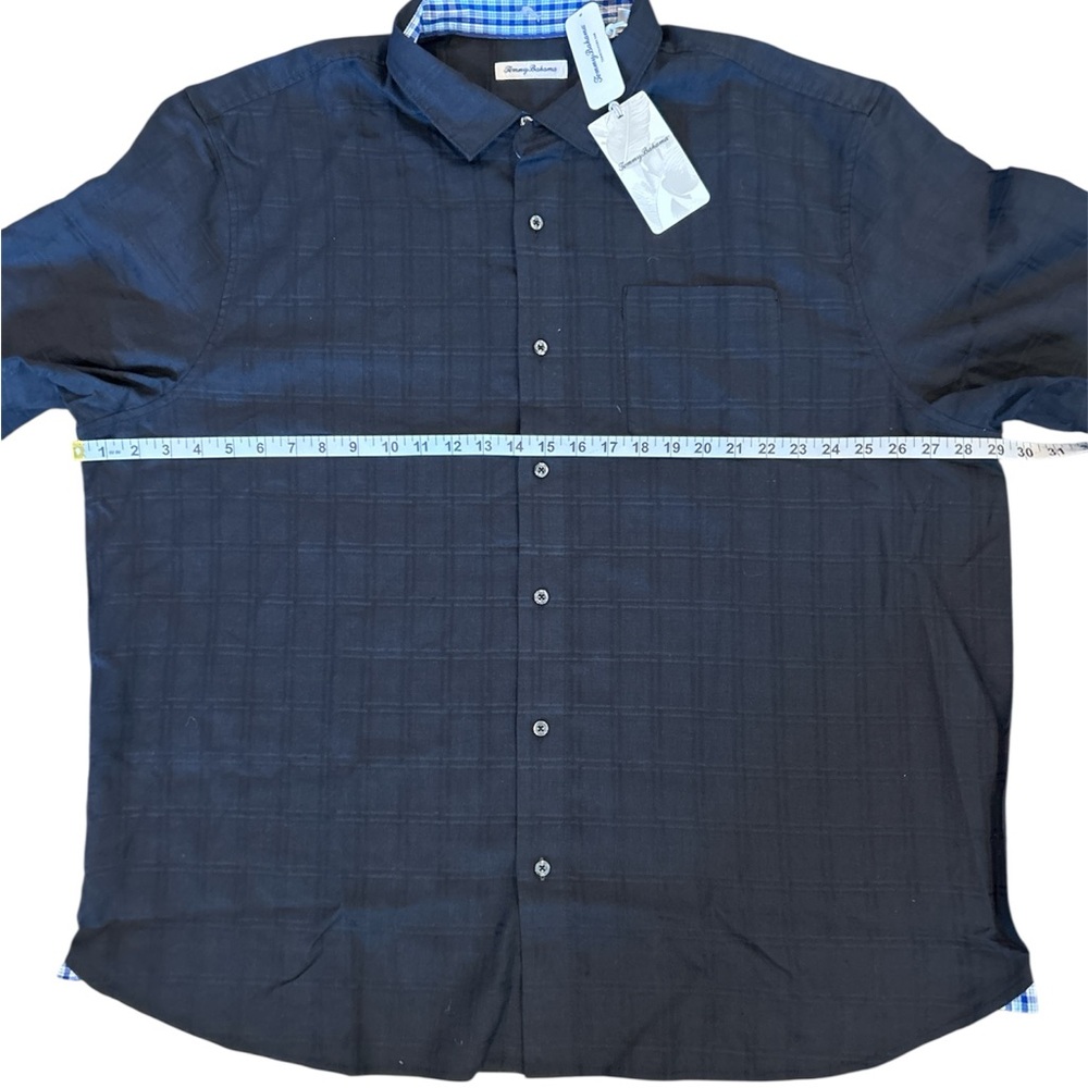 Tommy Bahama Men’s Size 2XLB Short Sleeve Costa Capri Black Button Up NWT‎ - Picture 2 of 7